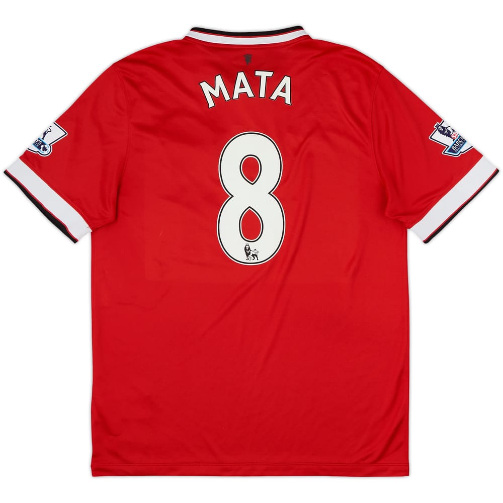 2014-15 Manchester United Camiseta Local Mata #8 - 7/10 - (L)