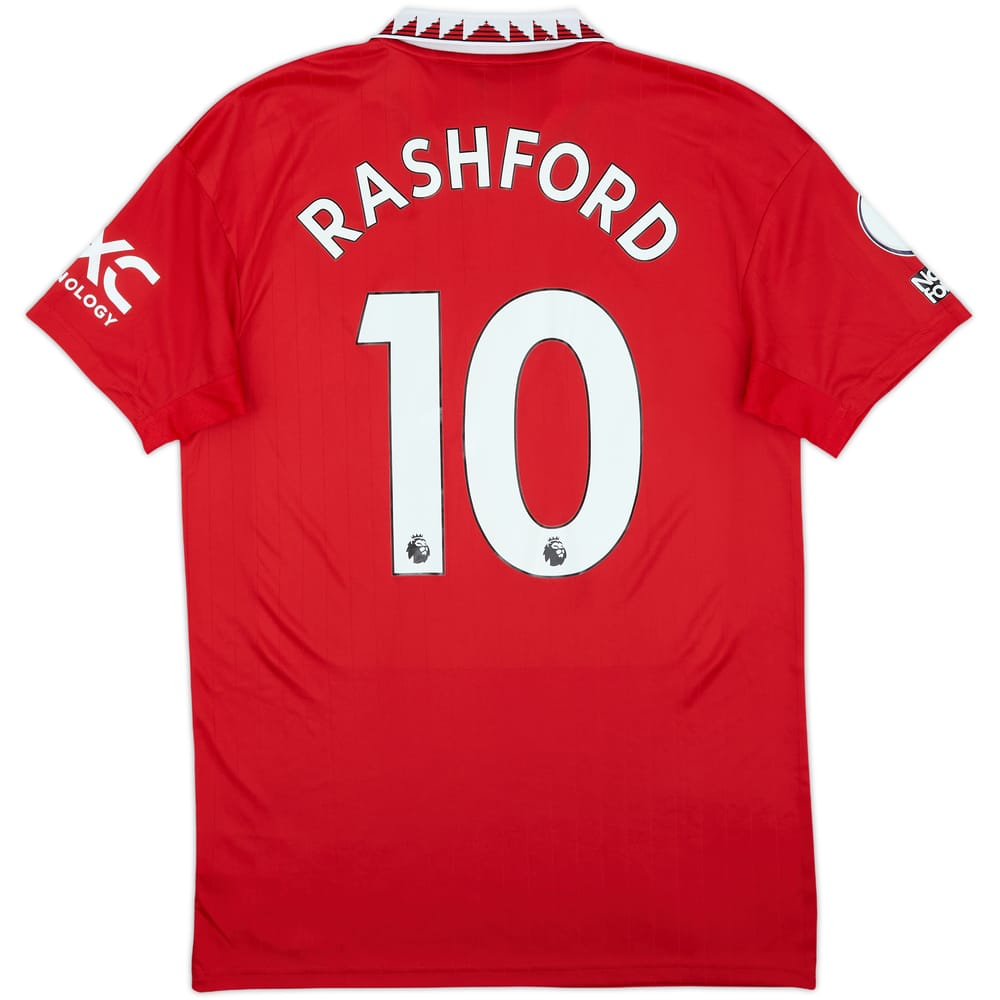 2022-23 Manchester United Home Shirt Rashford #10 - 9/10 - (M)