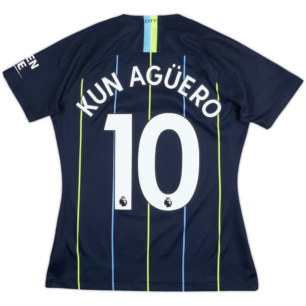 2018-19 Manchester City Away Shirt Aguero #10 - 8/10 - (Women's M)