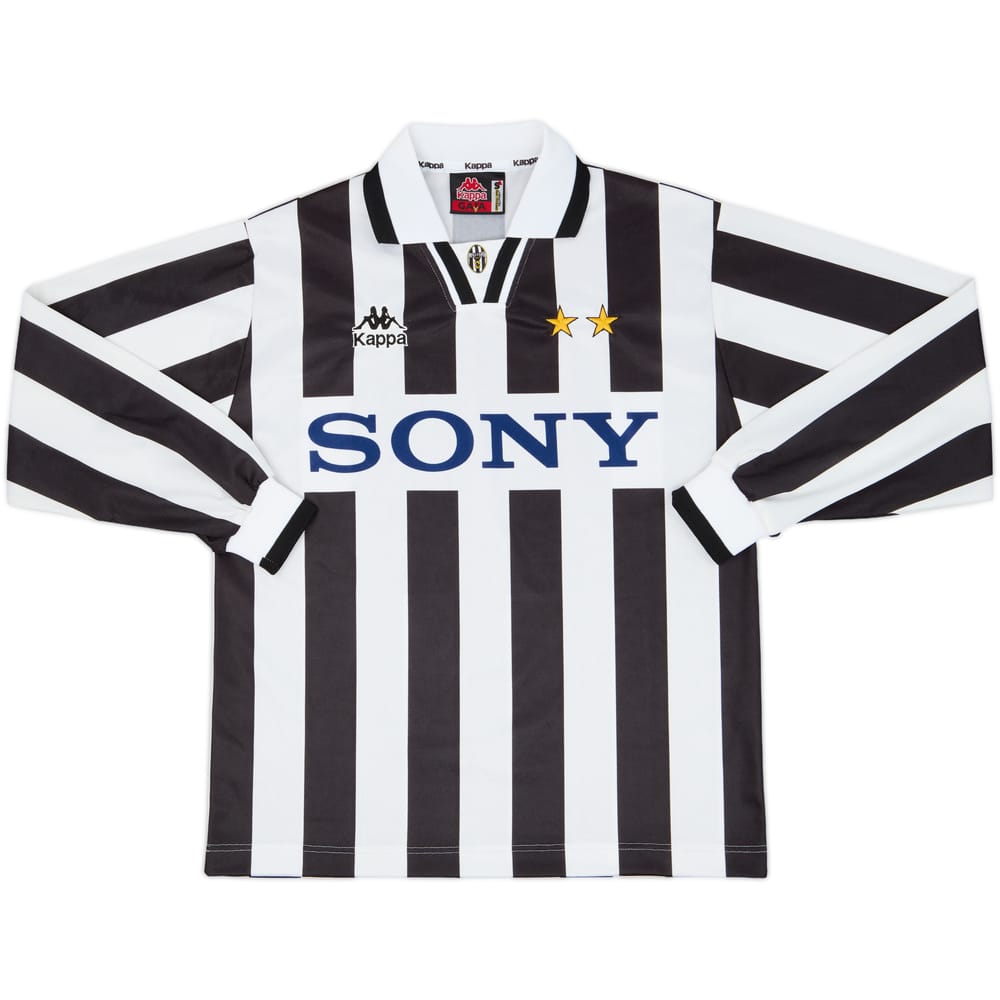 1995-97 Juventus Home L/S Shirt - 9/10 - (S)
