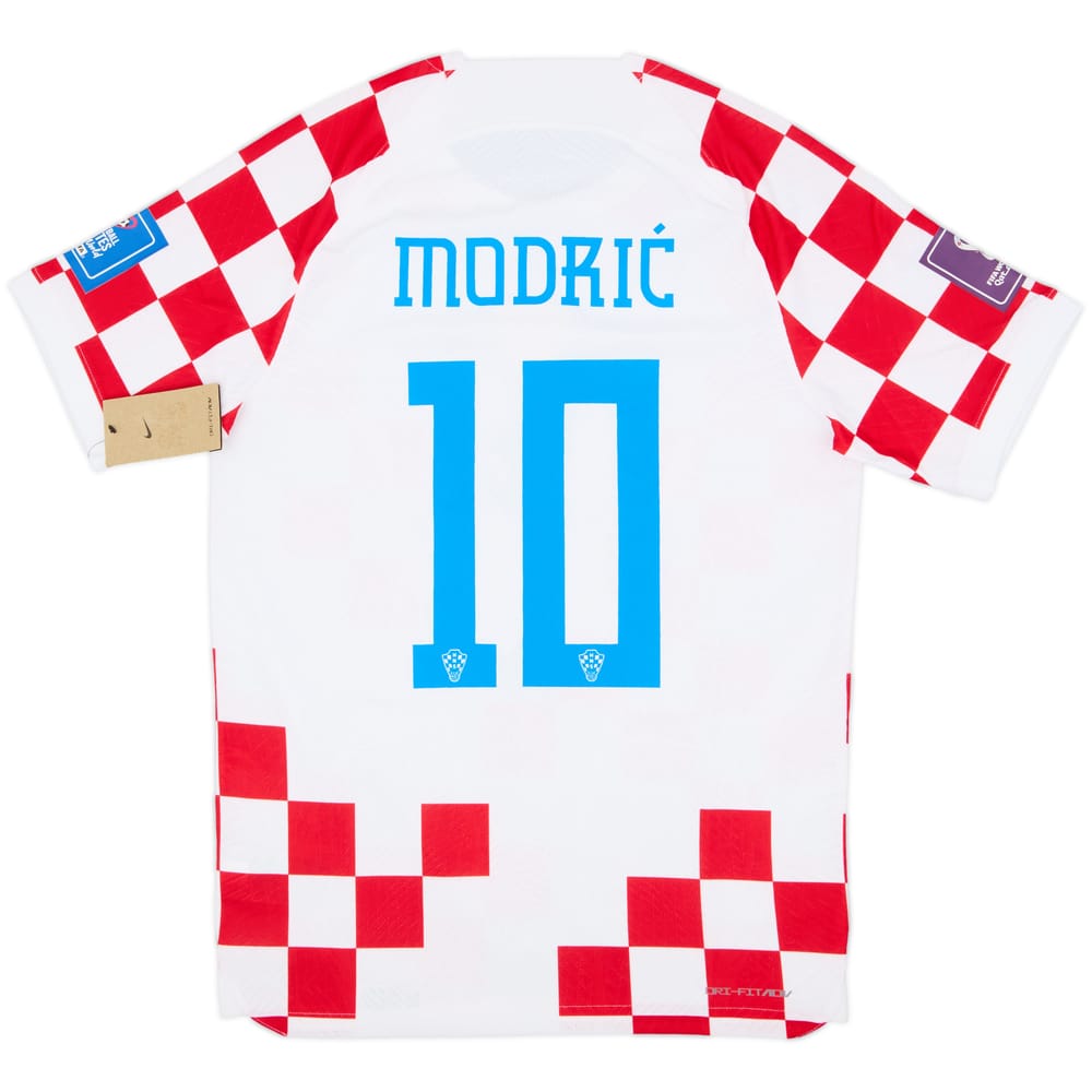 2022-23 Croatia 'vs Morocco' Authentic Home Shirt Modric #10 (M)