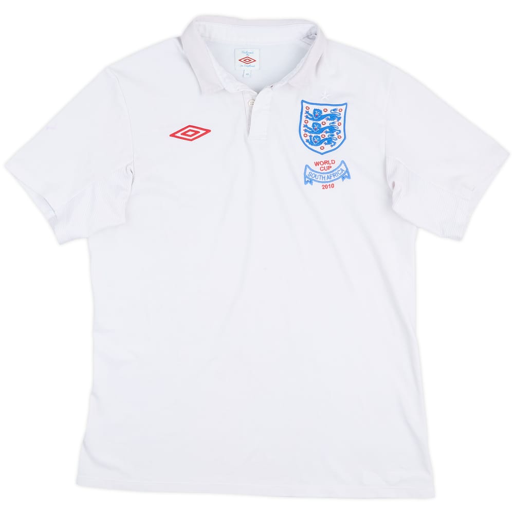 2009-10 England 'South Africa' Home Shirt - 5/10 - (M)