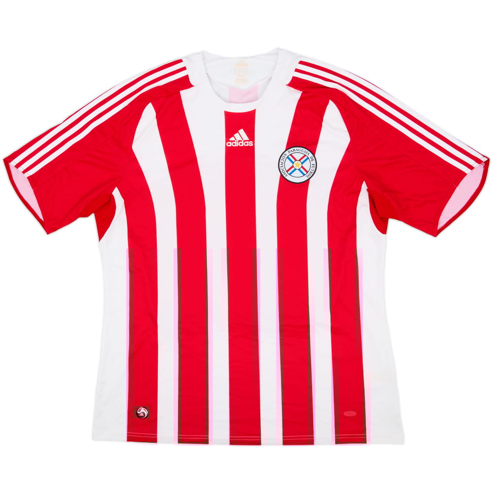 2008-09 Paraguay Home Shirt - 9/10 - (XL)