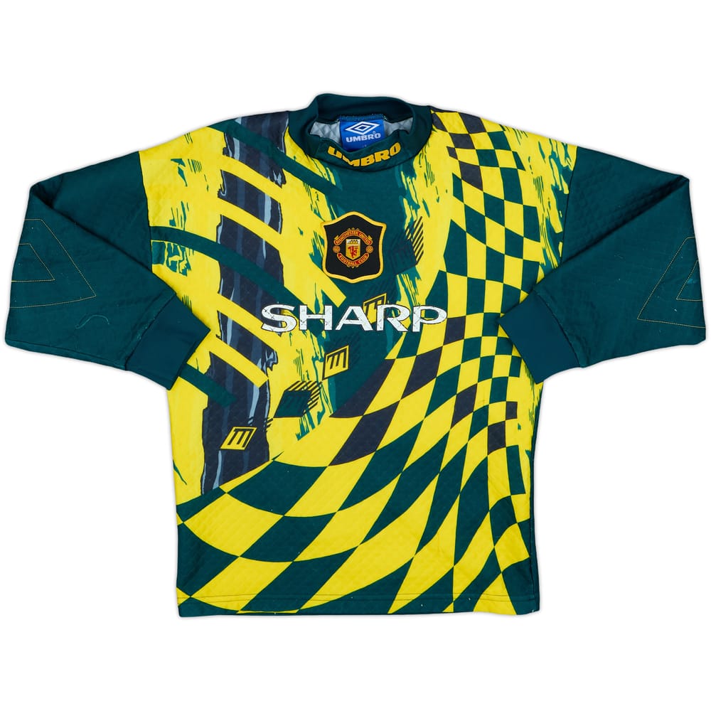 1994-97 Manchester United GK Shirt - 6/10 - (L.Boys)