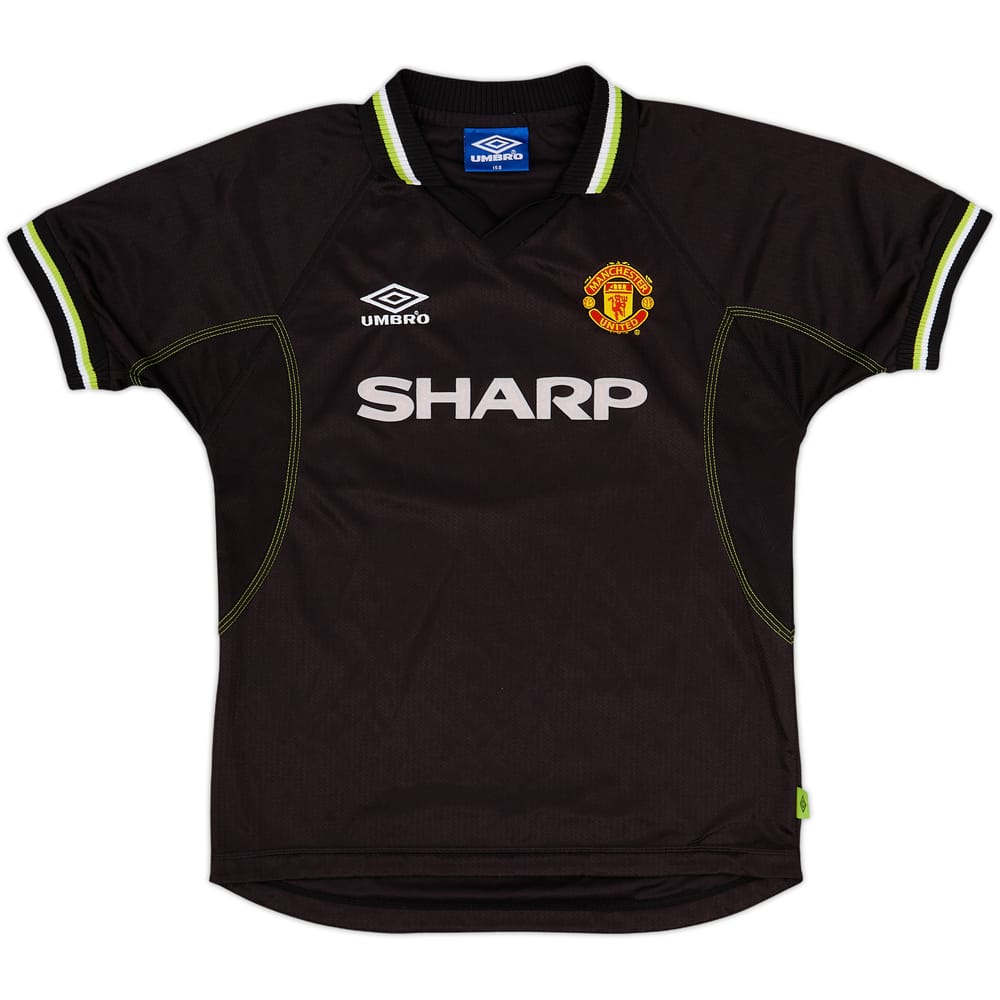 1998-99 Manchester United Third Shirt - 8/10 - (L.Boys)
