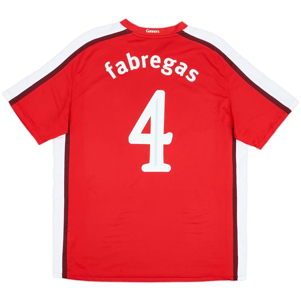 2008-10 Arsenal Home Shirt Fabregas #4 - 8/10 - (XL)