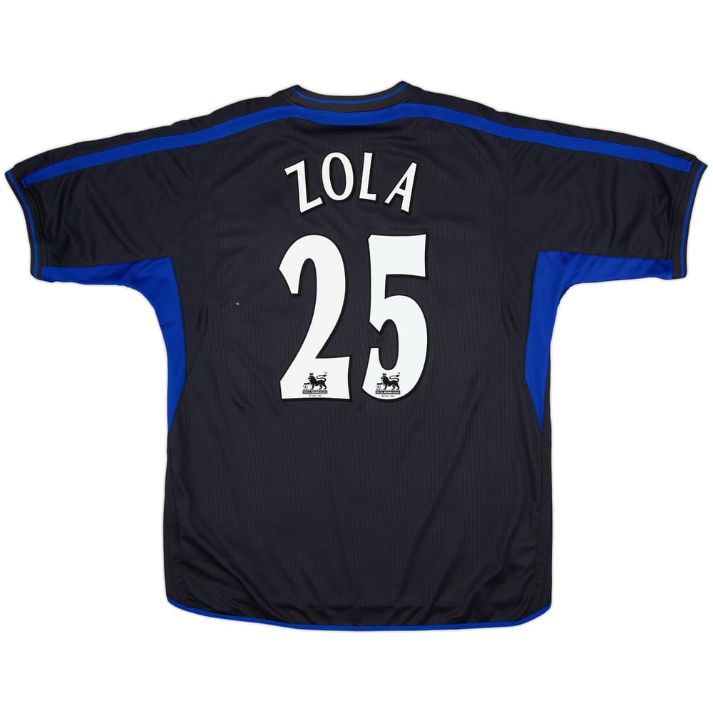 2002-04 Chelsea Away Shirt Zola #25 - 10/10 - (XL)