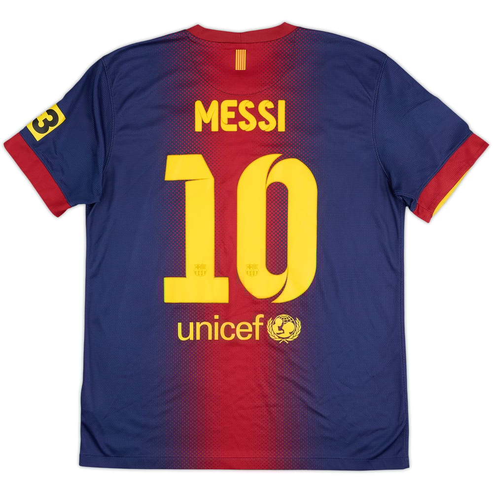 2012-13 Barcelona Home Shirt Messi #10 - 7/10 - (M)