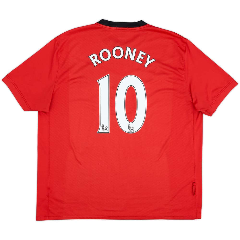 2009-10 Manchester United Home Shirt Rooney #10 - 5/10 - (XXL)