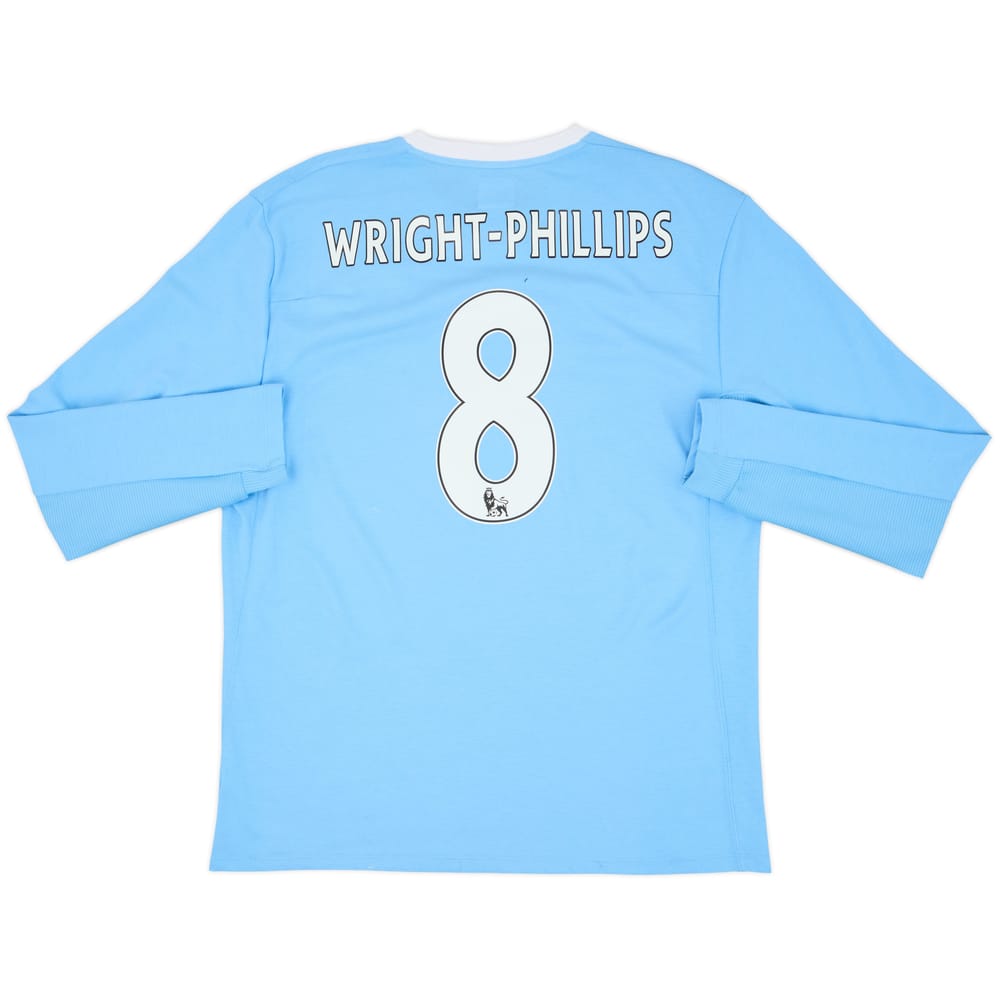 2009-10 Manchester City Home L/S Shirt Wright-Phillips #8 - 8/10 - (L)