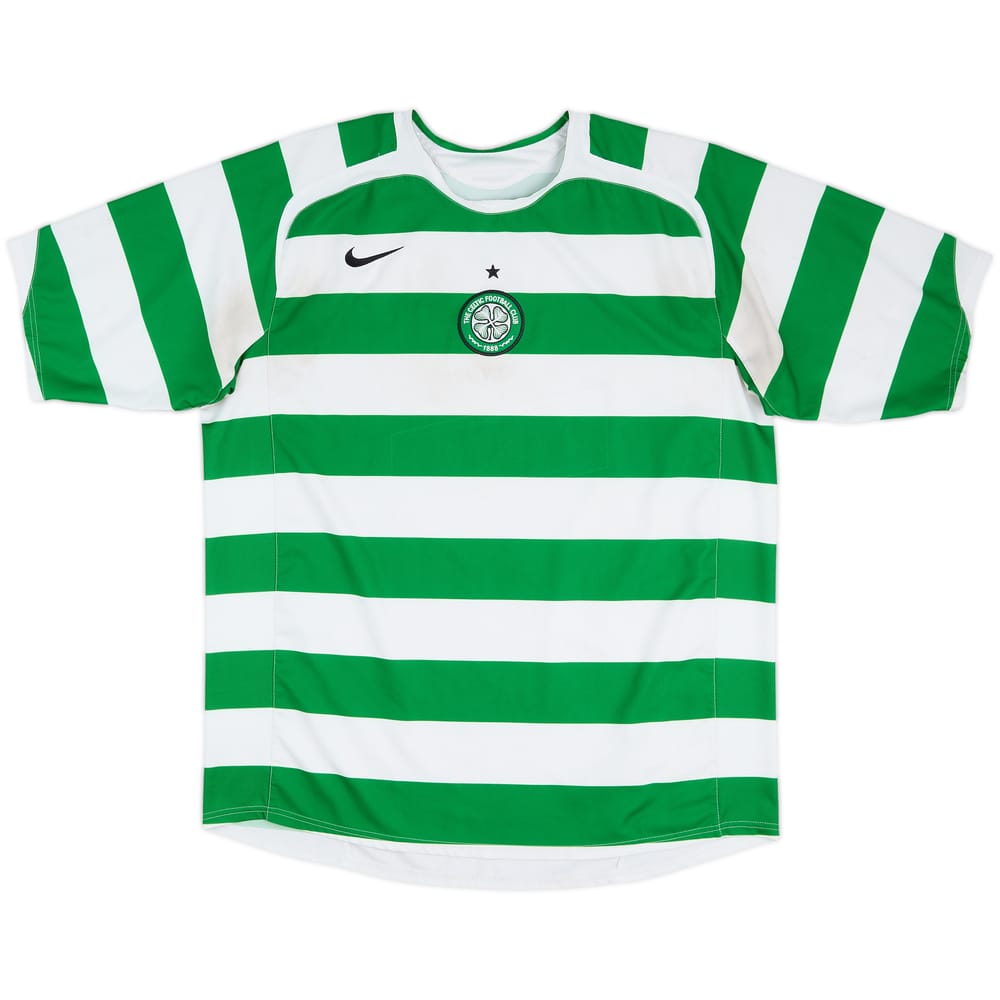 2005-07 Celtic Home Shirt - 4/10 - (XL)
