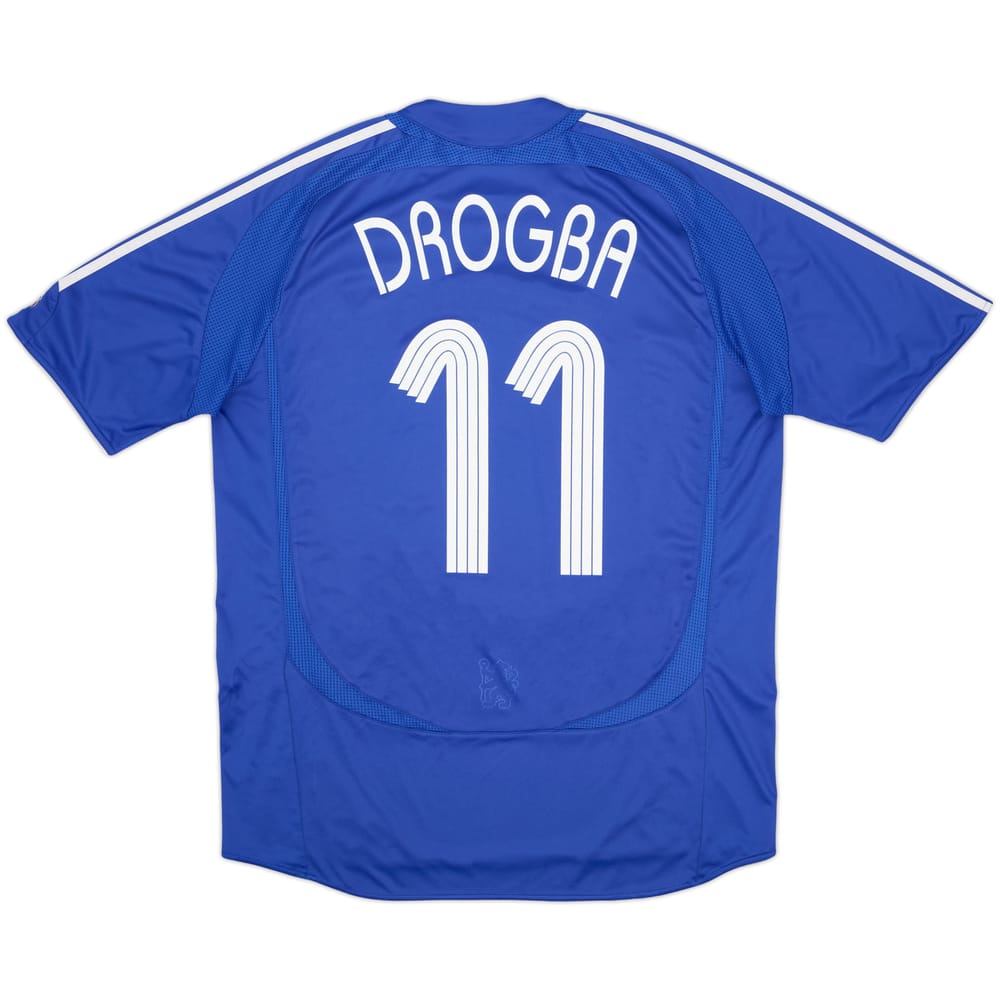 2006-08 Chelsea Home Shirt Drogba #11 - 7/10 - (L)
