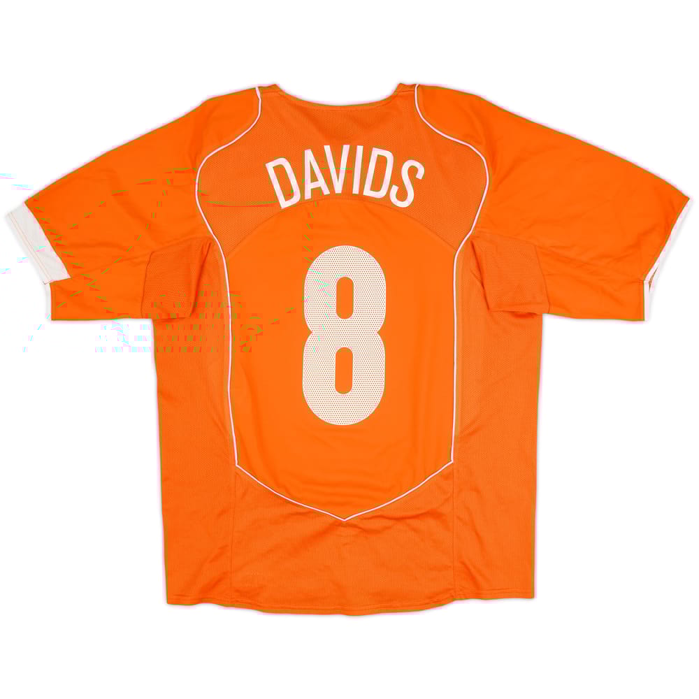 2004-06 Netherlands Home Shirt Davids #8 - 8/10 - (L)
