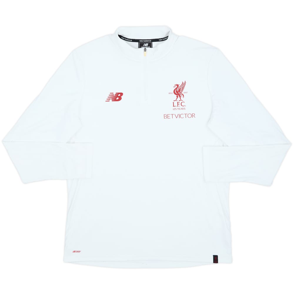 2017-18 Liverpool New Balance 1/4 Zip Drill Top - 6/10 - (L)