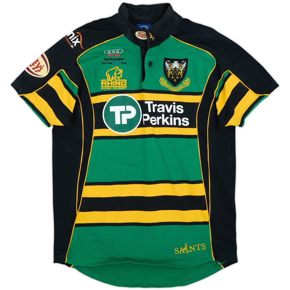 2008-09 Northampton Saints Rugby Home Shirt - 9/10 - (S)