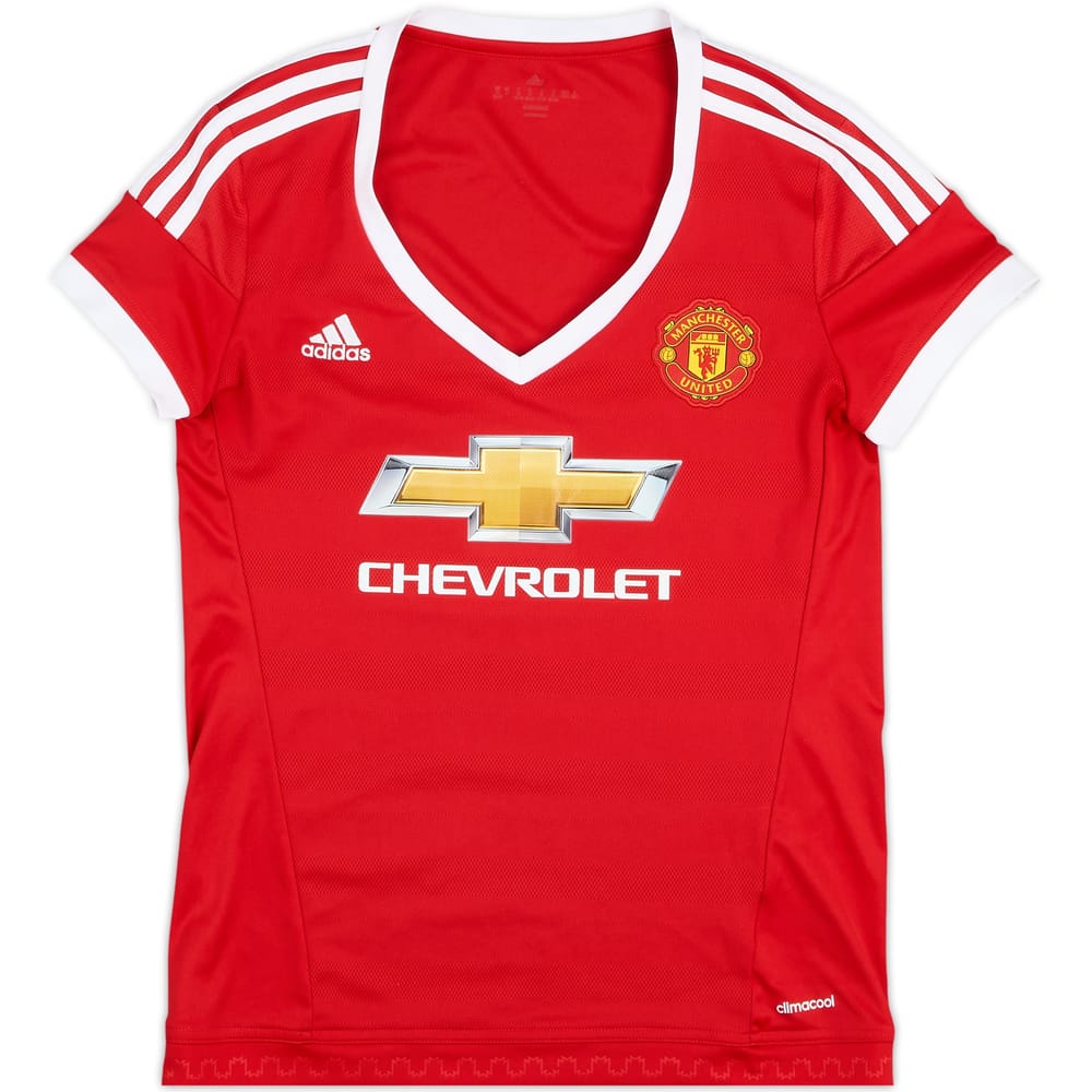 2015-16 Manchester United Home Shirt - 10/10 - (Women's M)