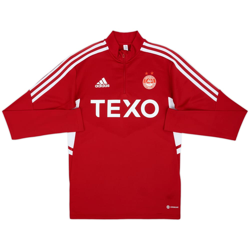 2021-22 Aberdeen adidas 1/4 Zip Drill Top - 9/10 - (XS)