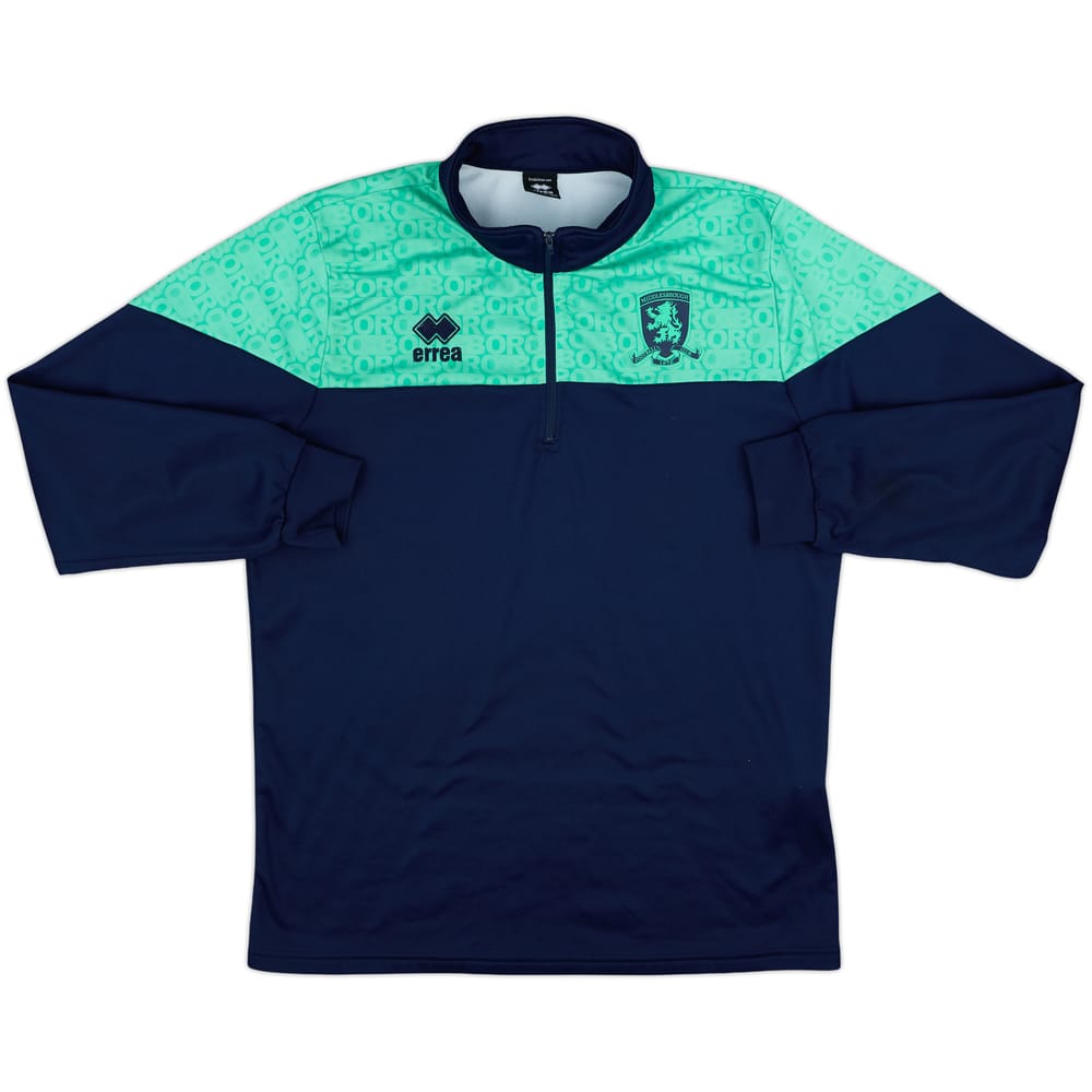 2023-24 Middlesbrough Errea 1/4 Zip Drill Top - 8/10 - (XL)