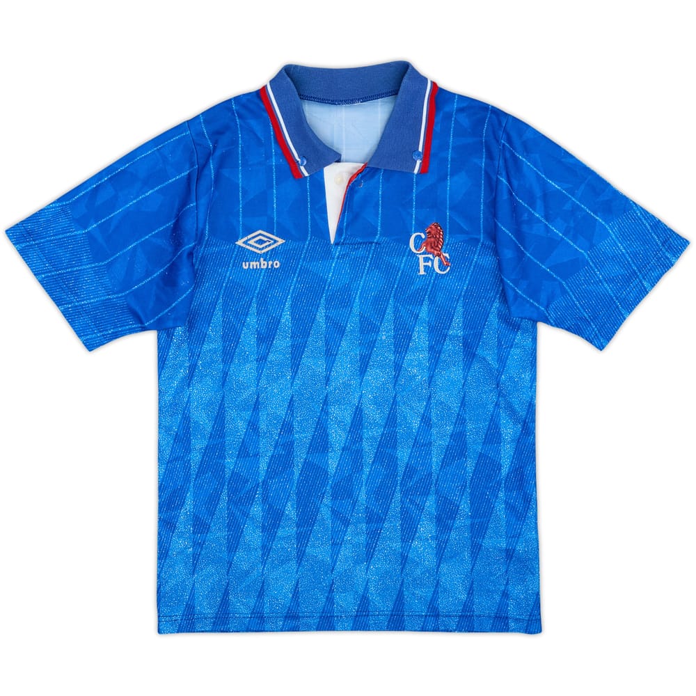 1989-91 Chelsea Home Shirt - 7/10 - (S.Boys)