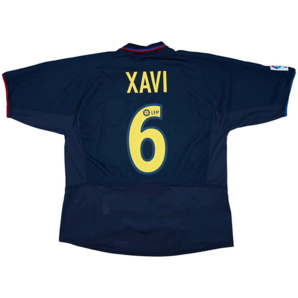 2002-03 Barcelona Away Shirt Xavi #6 - 9/10 - (XL)