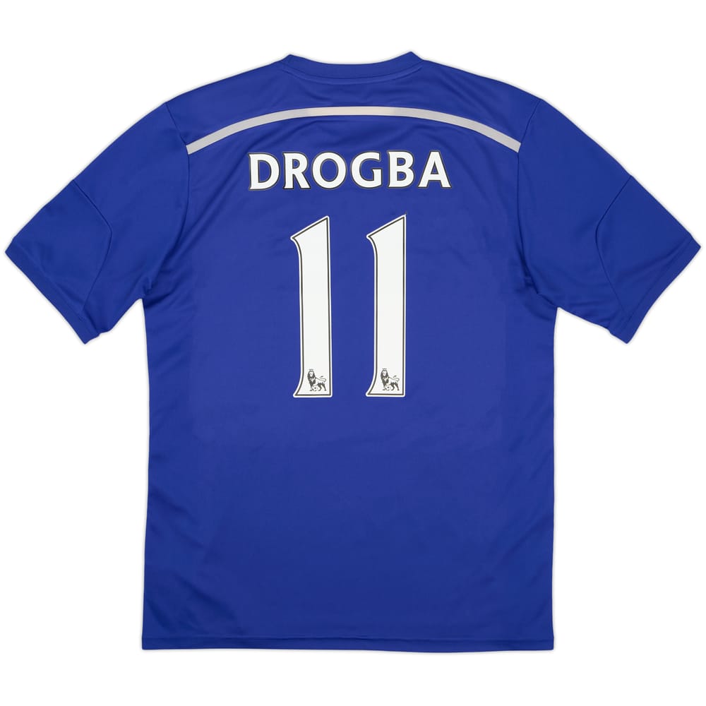 2014-15 Chelsea Home Shirt Drogba #11 - 8/10 - (L)