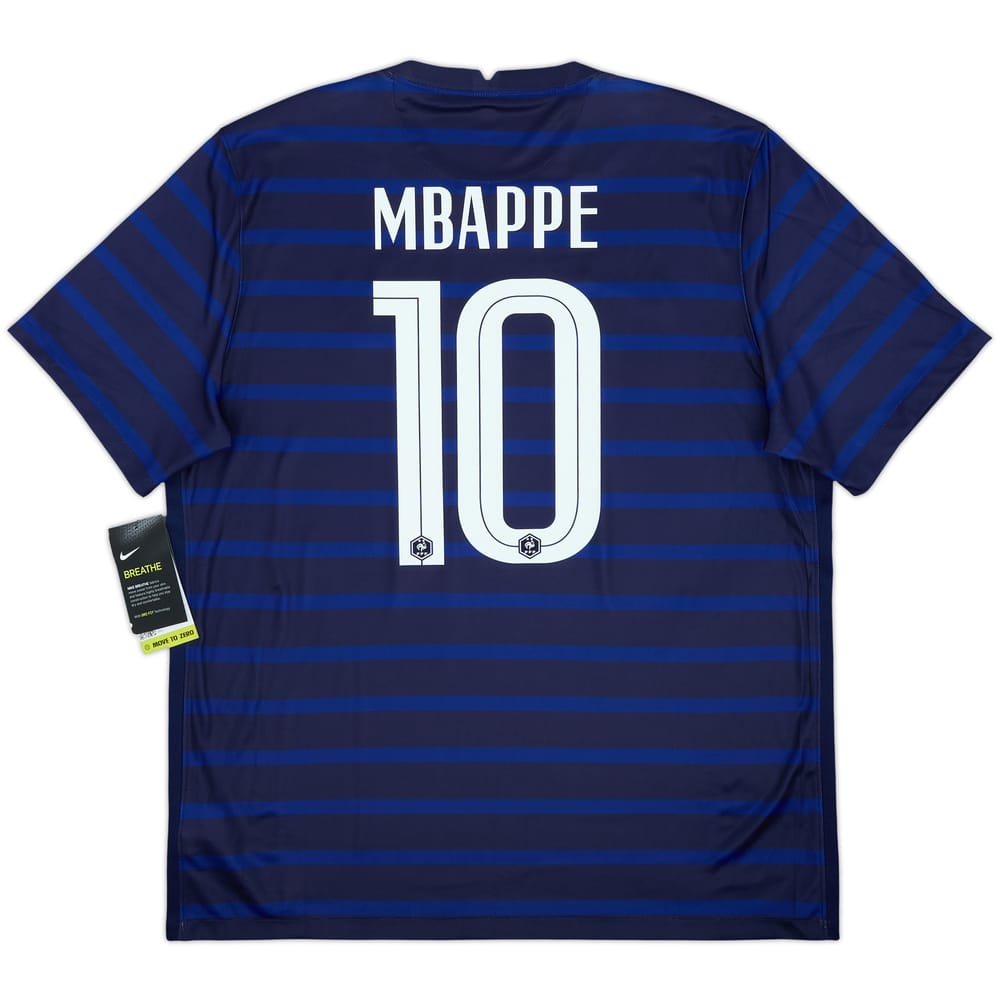 2020-21 France Home Shirt Mbappe #10 (XL)