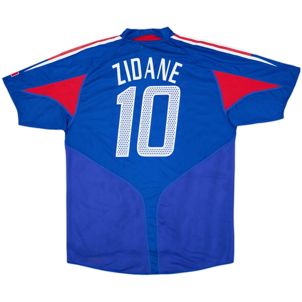 2004-06 France Home Shirt Zidane #10 (L)