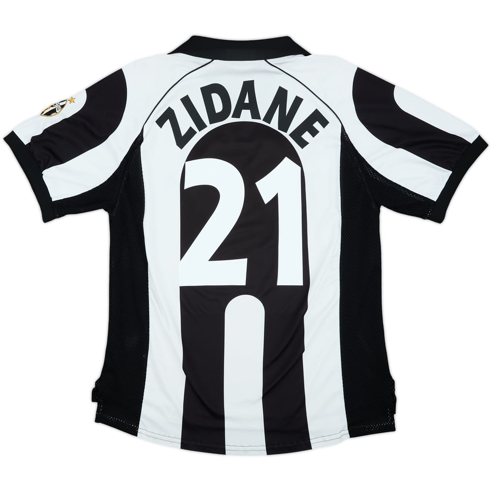 1997-98 Juventus Centenary Home Shirt Zidane #21 - 8/10 - (L)