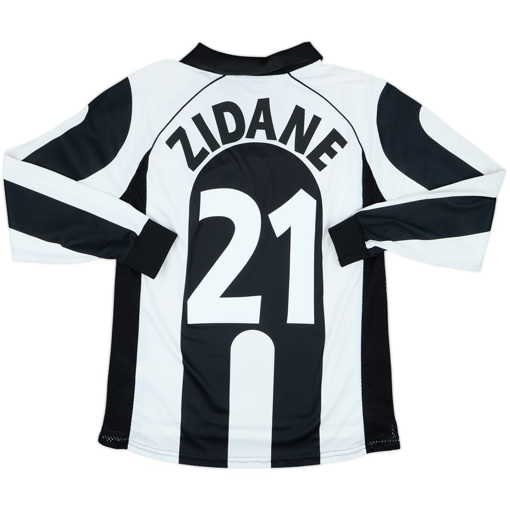 1997-98 Juventus Centenary Home L/S Shirt Zidane #21 - 9/10 - (S)