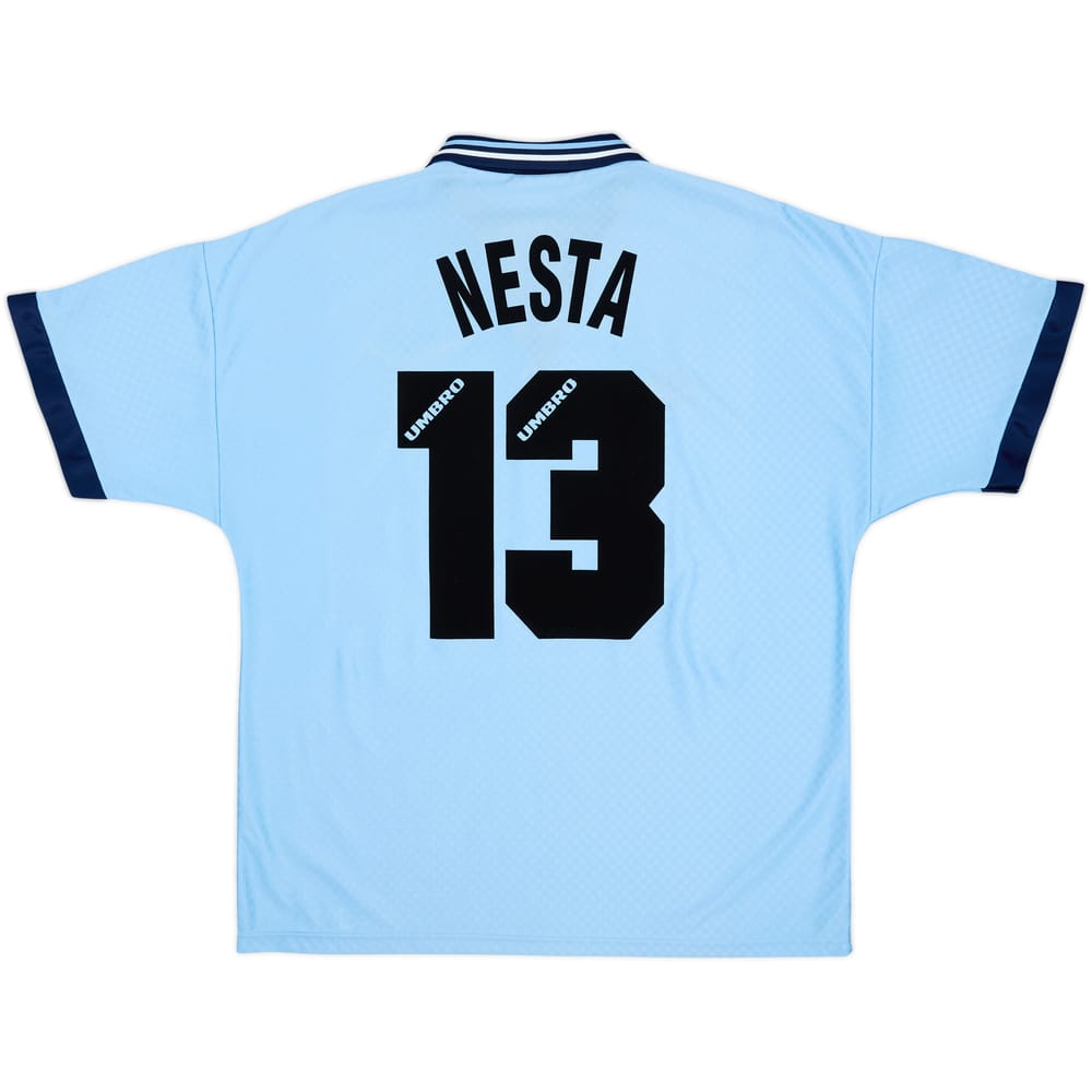 1996-97 Lazio Home Shirt Nesta #13 - 8/10 - (L)