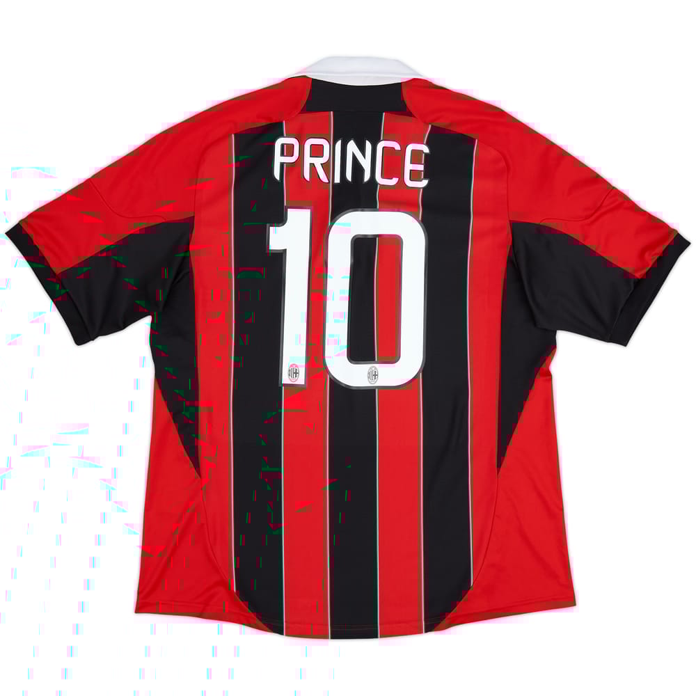 2012-13 AC Milan Home Shirt Prince #10 - 6/10 - (XL)