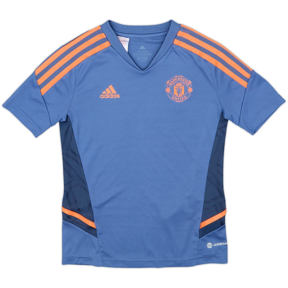 2022-23 Manchester United adidas Training Shirt - 8/10 - (S.Boys)