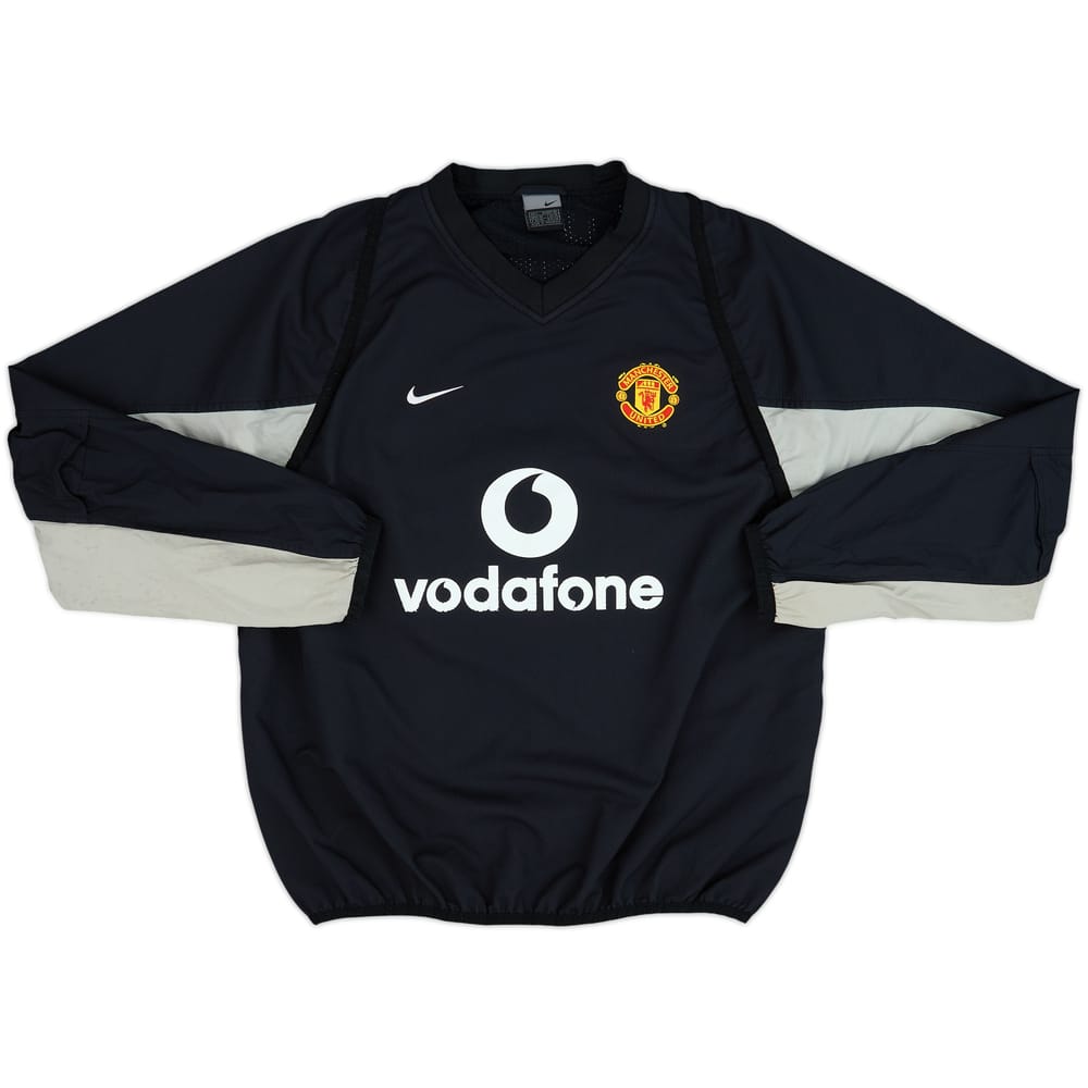 2003-04 Manchester United Nike Drill Top - 6/10 - (L)