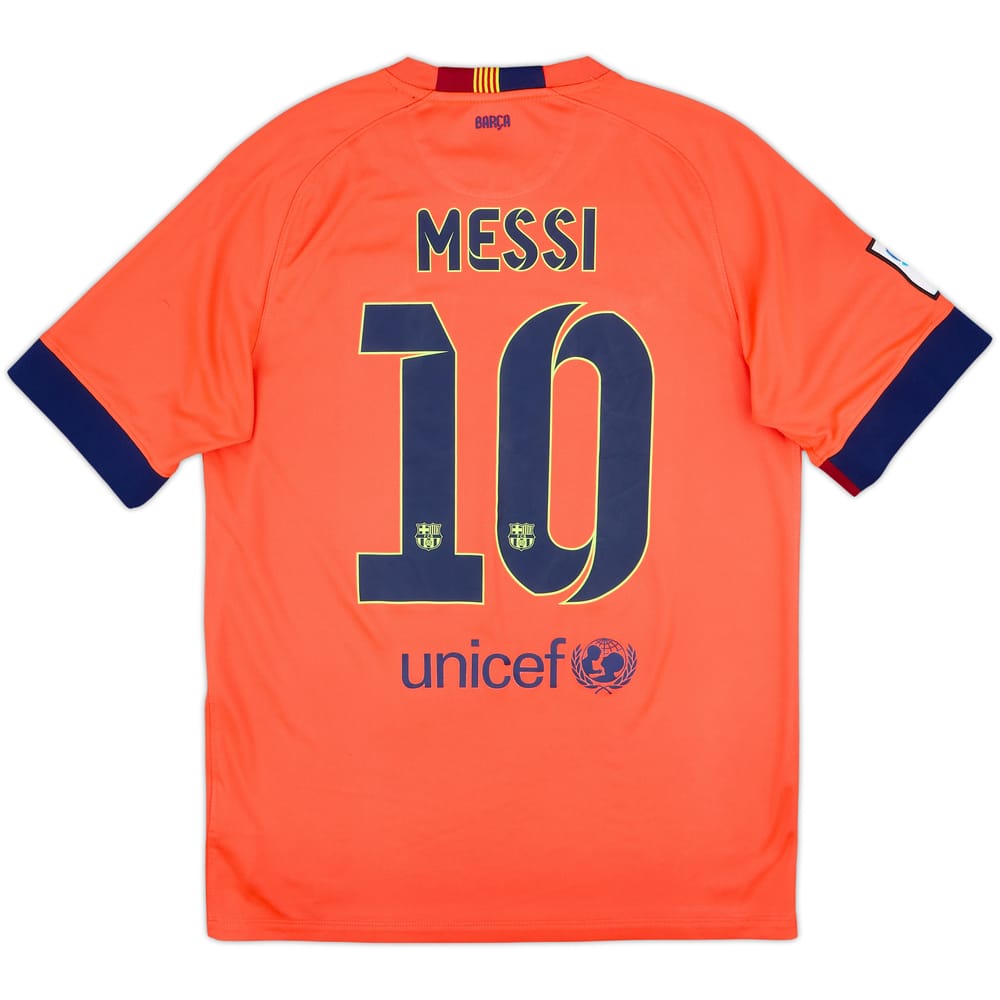 2014-15 Barcelona Away Shirt Messi #10 - 8/10 - (M)