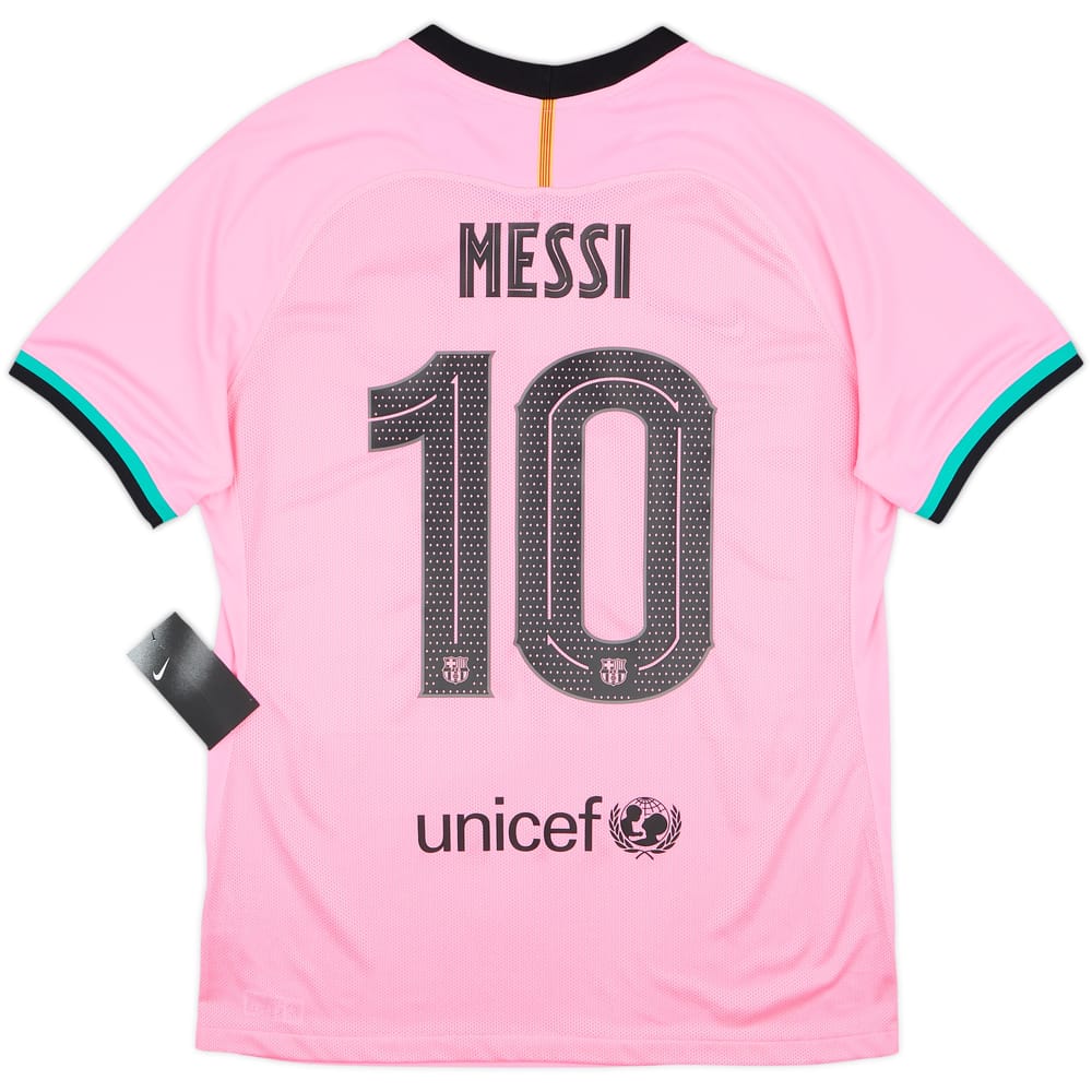 2020-21 Barcelona Authentic Third Shirt Messi #10 (XL)