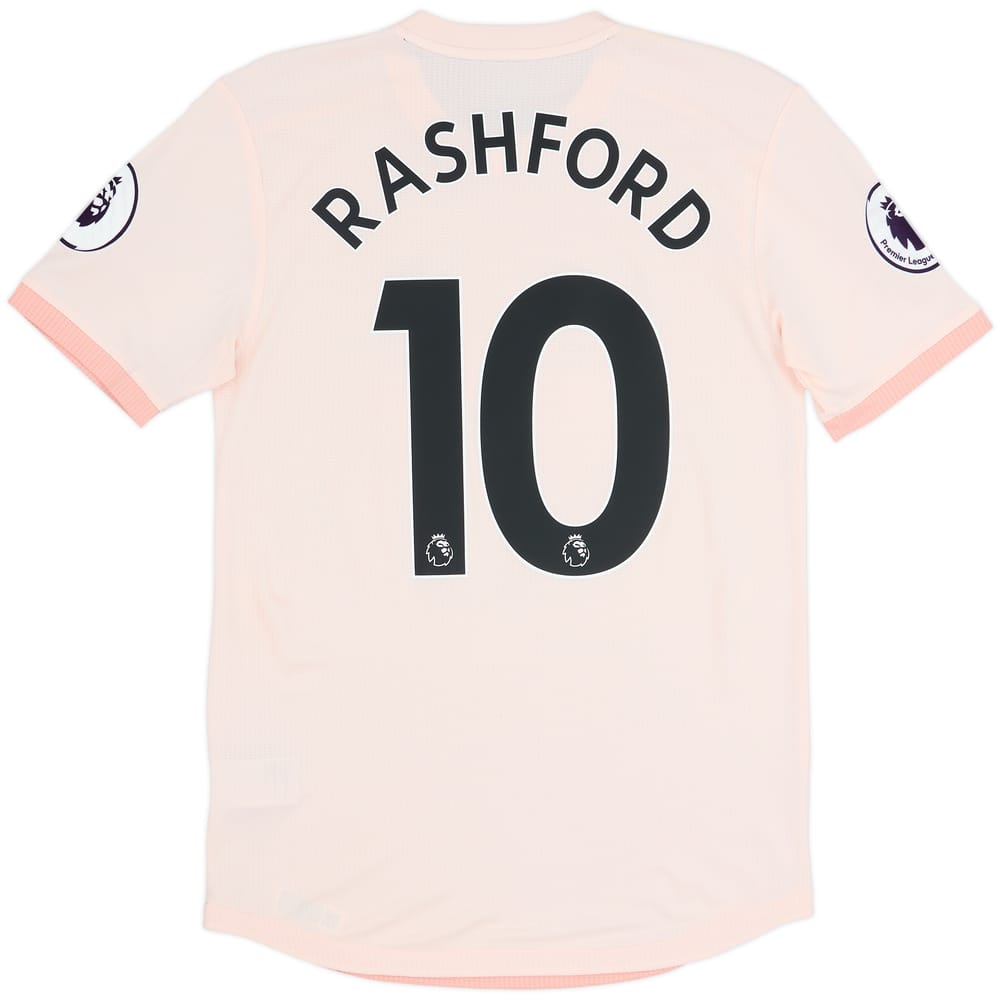 2018-19 Manchester United Camiseta Auténtica de Visitante Rashford #10 - 7/10 - (S)