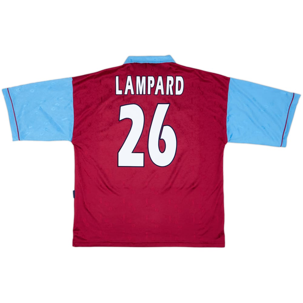 1995-97 West Ham Centenary Home Shirt Lampard #26 - 8/10 - (XL)