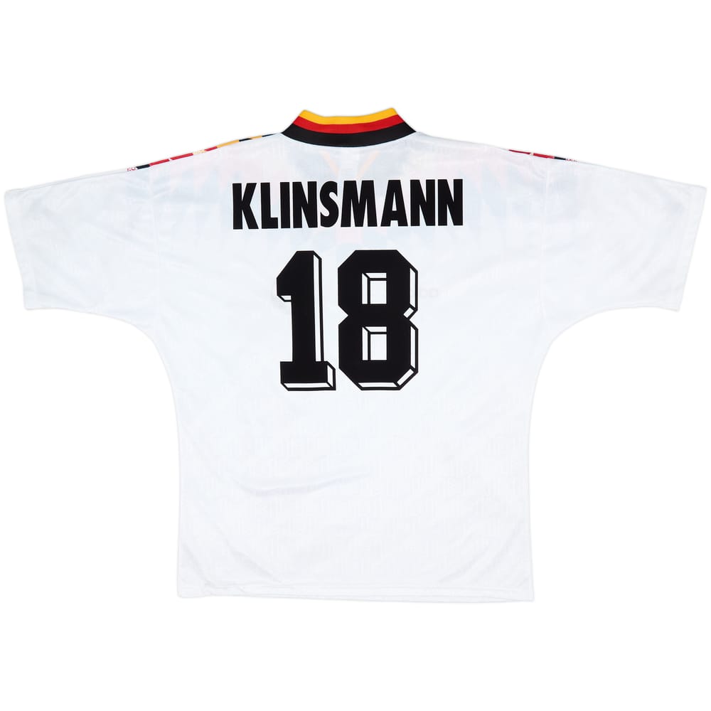 1994-96 Germany Home Shirt Klinsmann #18 - 6/10 - (XL)