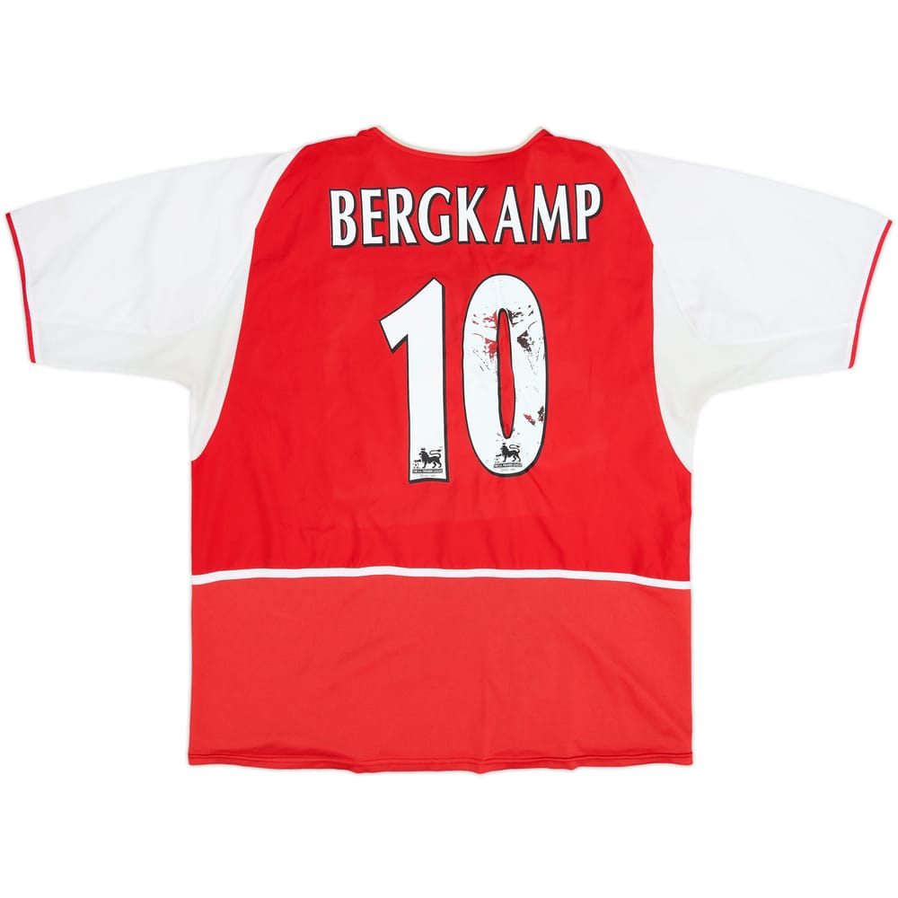 2002-04 Arsenal Home Shirt Bergkamp #10 - 5/10 - (XL)