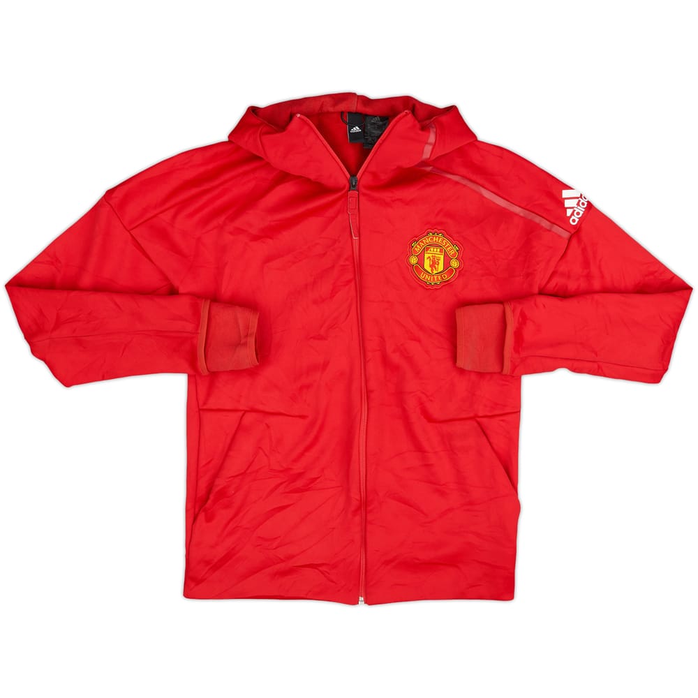 2016-17 Manchester United Nike Hooded Track Jacket - 8/10 - (M)