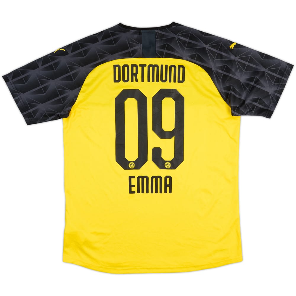 2019-20 Borussia Dortmund CL Shirt Emma #09 - 9/10 - (L)