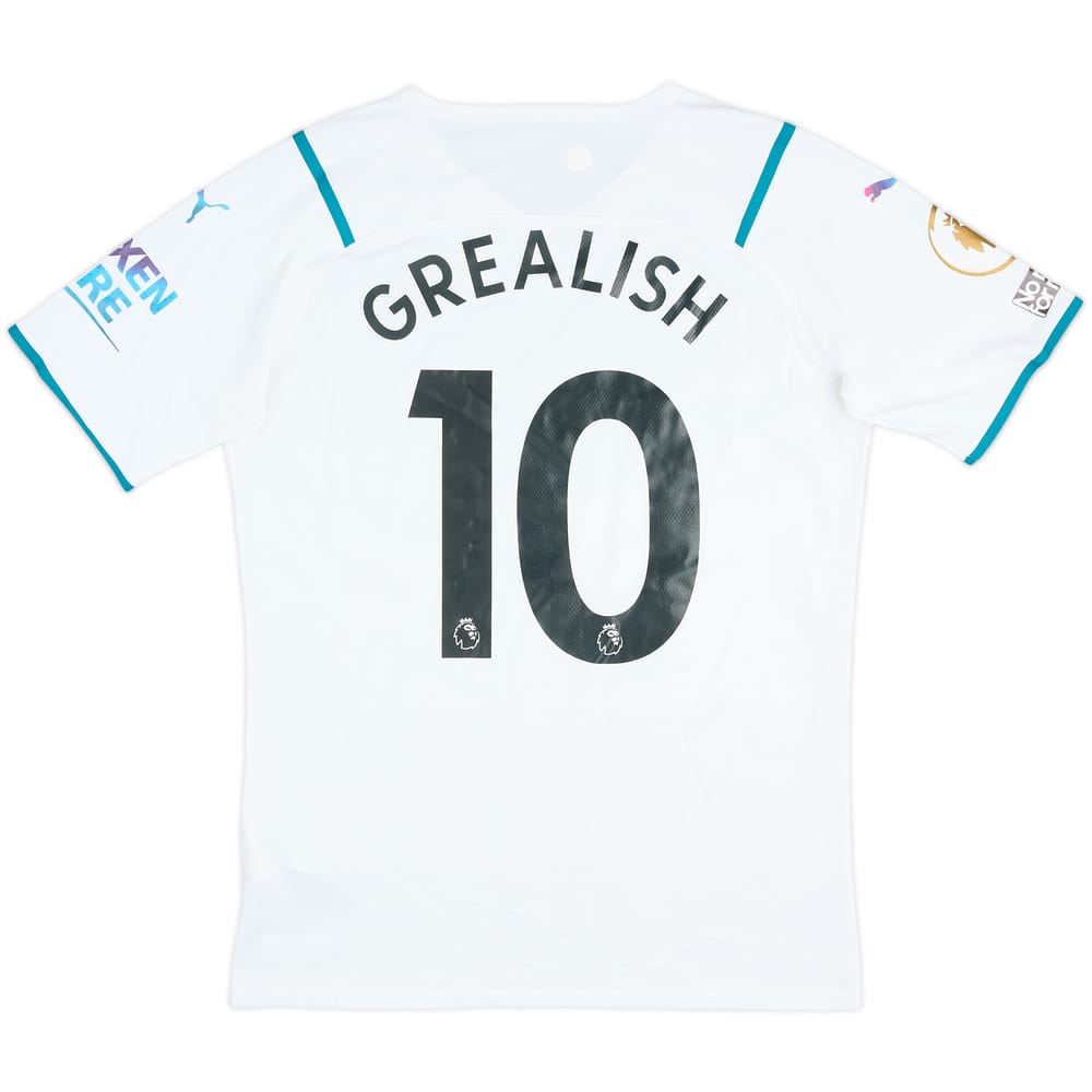 2021-22 Manchester City Match Issue Away Shirt Grealish #10