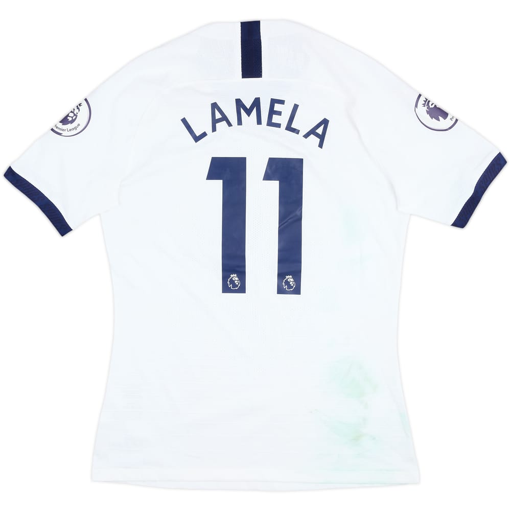 2019-20 Tottenham Match Worn Home Shirt Lamela #11
