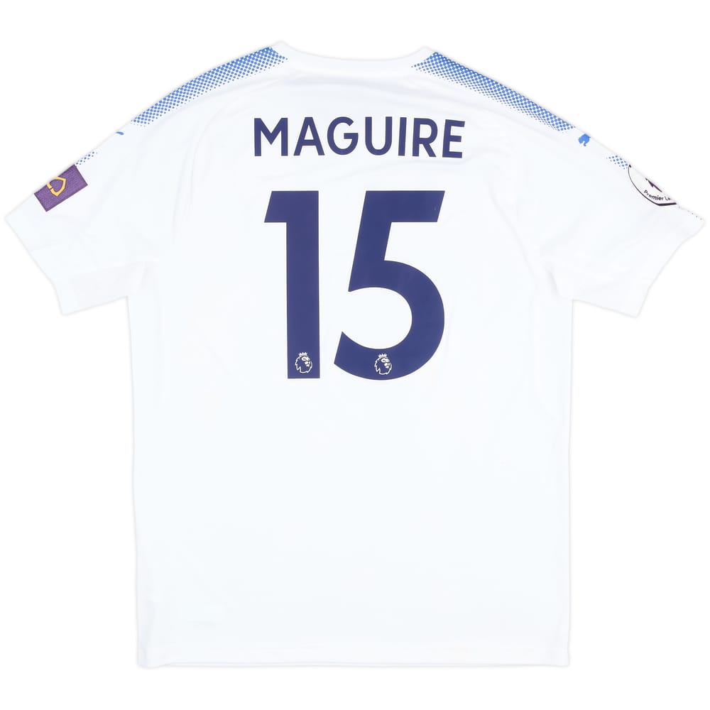 2017-18 Leicester City Match Issue Third Shirt Maguire #15