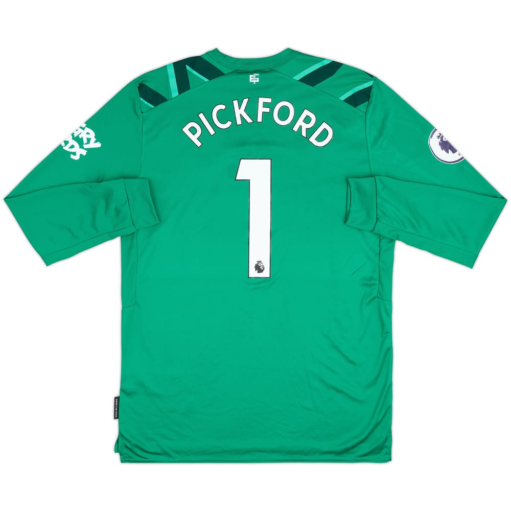 2019-20 Everton Match Issue GK Shirt Pickford #1