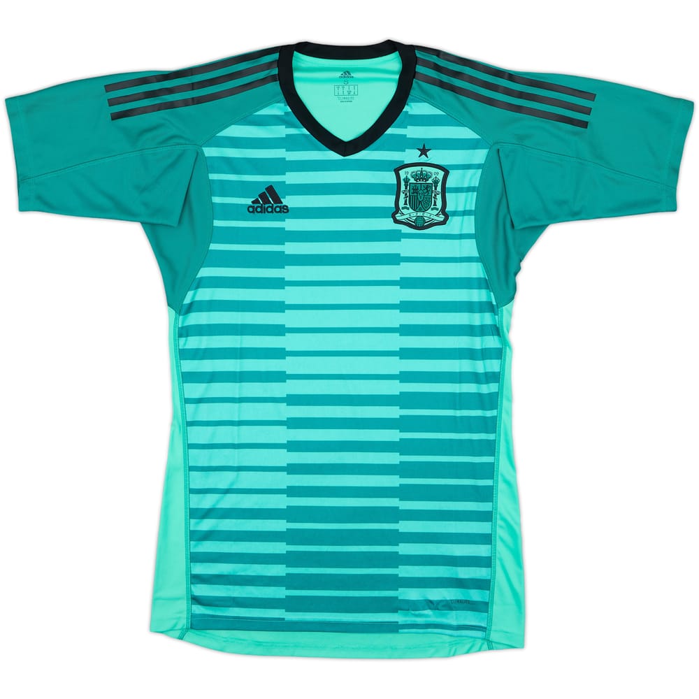 2018-19 Spain GK S/S Shirt - 9/10 - (S)