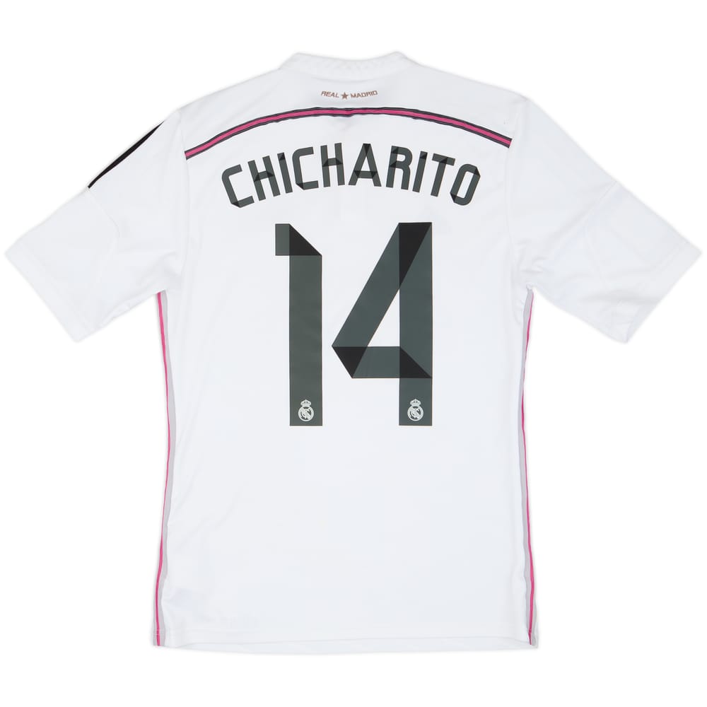 2014-15 Real Madrid Home Shirt Chicharito #14 - 6/10 - (S)