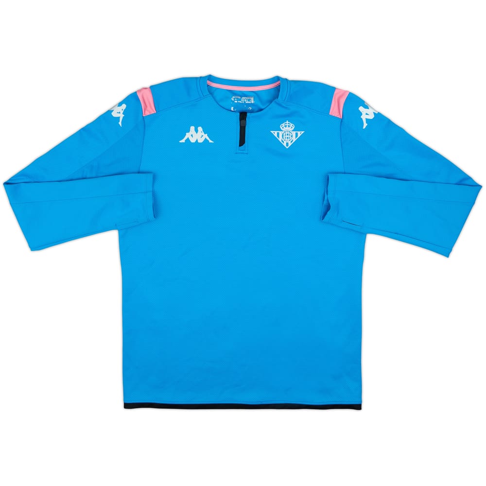 2019-20 Real Betis Kappa 1/4 Zip Drill Top - 8/10 - (L)