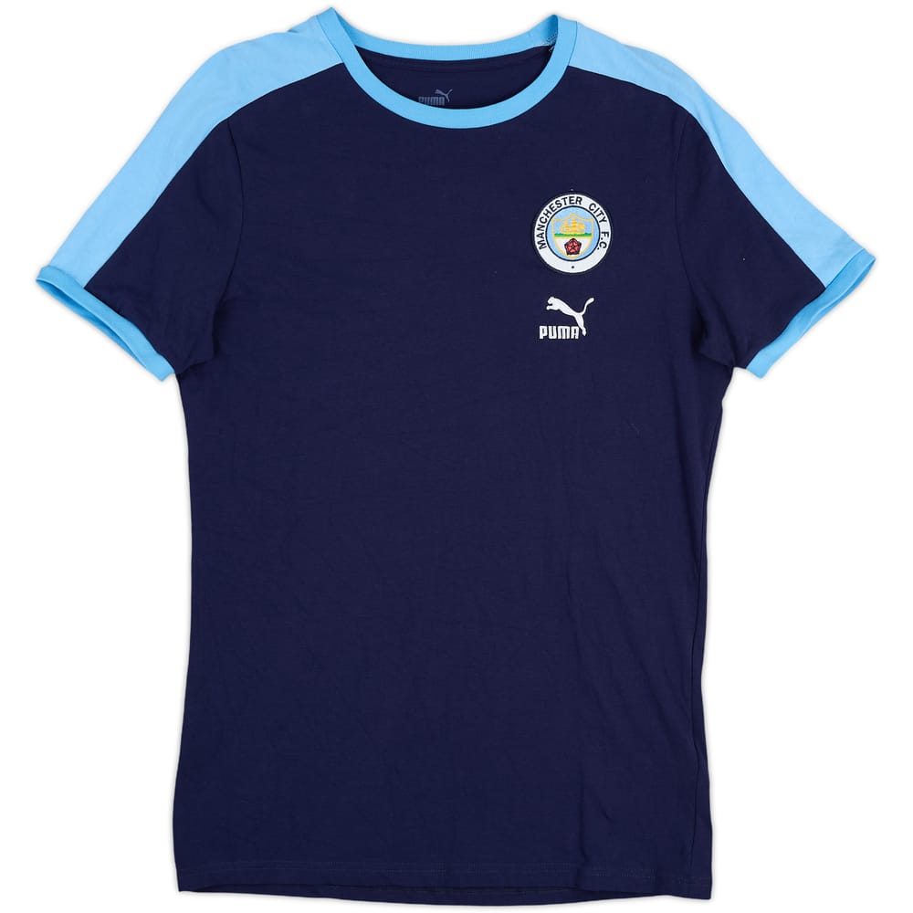 2021-22 Manchester City Puma Cotton Tee - 10/10 - (M)