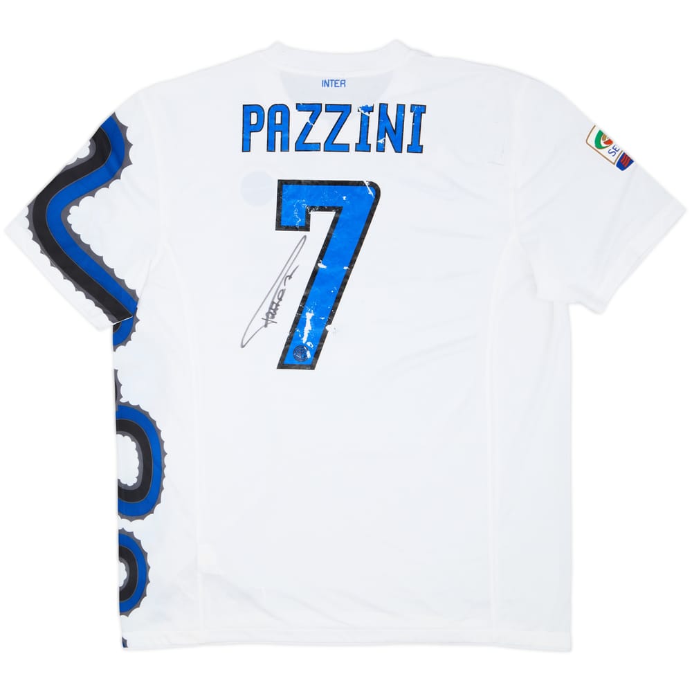 2010-11 Inter Milan Signed Away Shirt Pazzini #7 - 4/10 - (XL)